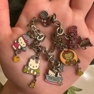 Vintage Hello Kitty Charm Bracelet
